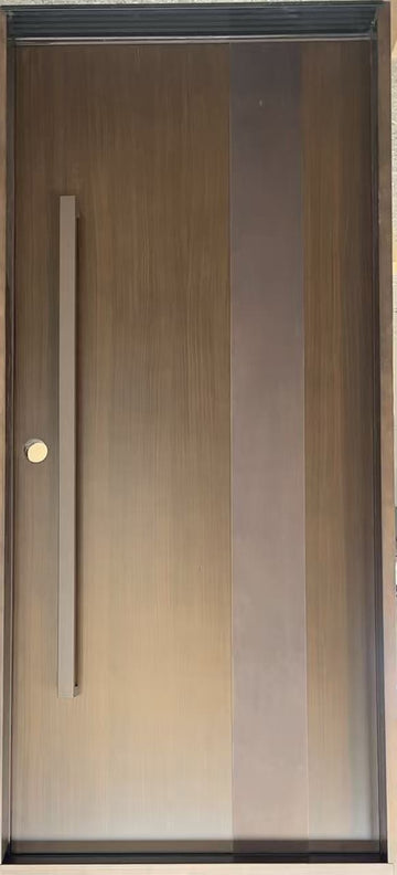 36X80 CLASSIC EXTERIOR COMPOSITE DOOR CM01 RH 36X80  DARK WALNUT
