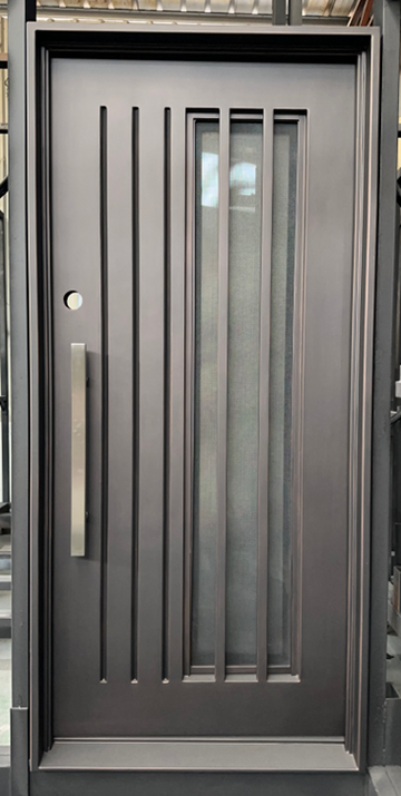 Iron Front Single Door 3680 LH WITH RAIN GLASS WI123