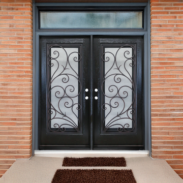 60X80 ELEGANT EXTERIOR COMPOSITE DOOR FR08C RH 60X80  espresso, OPENA