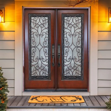 60X80 ELEGANT EXTERIOR COMPOSITE DOOR FR06C LH 60X80  DARK WALNUT OPENABLE WINDO